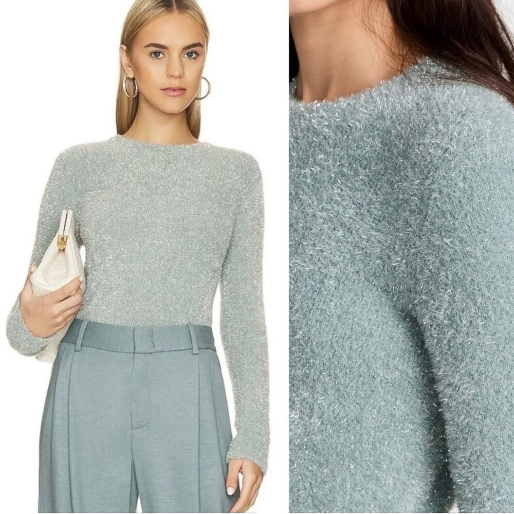 Vince Fuzzy Light Blue Sweater